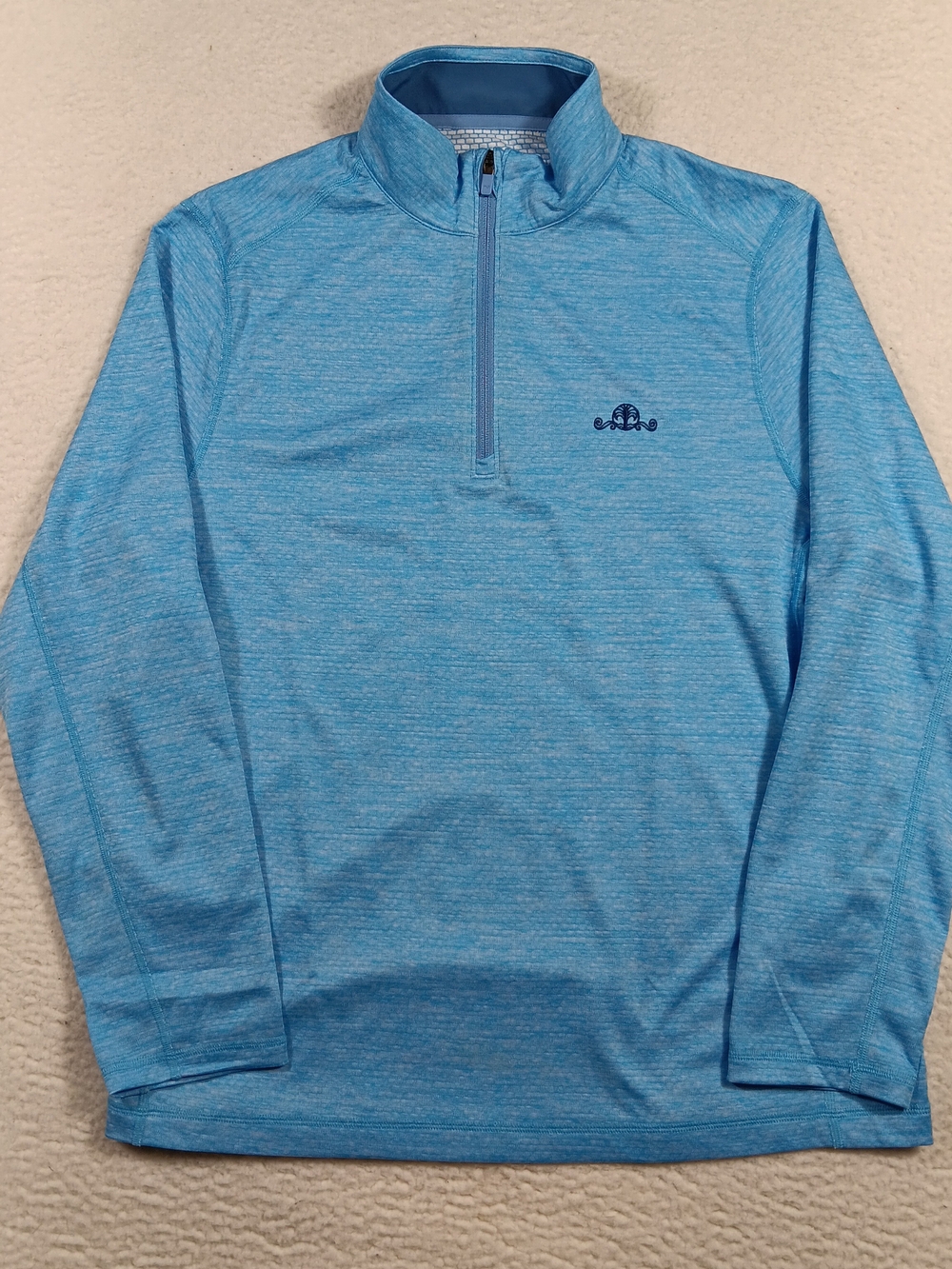 Vineyard Vines Pullover Mens Large Blue Performance 1/4 Zip Golf Outdoor
